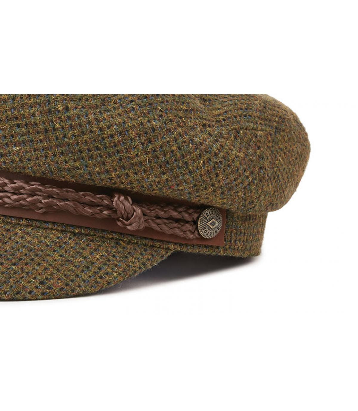 casquette marin vert olive